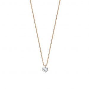 Gelbgold Diamant Halskette