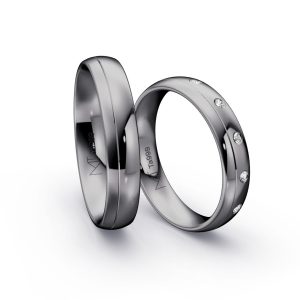 Tantal Trauringe 907 mit Innengravur Ta999